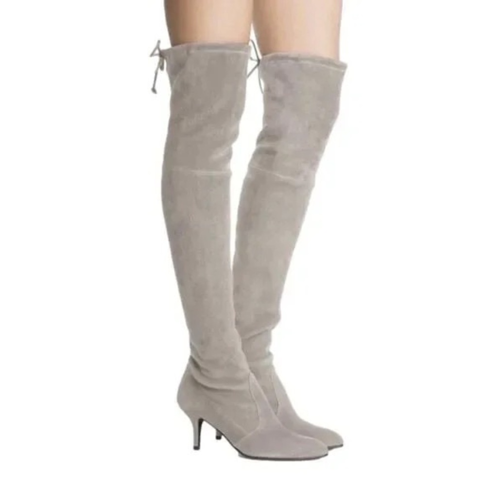 Stuart Weitzman Tiemodel over the knee suede boots Authentic
